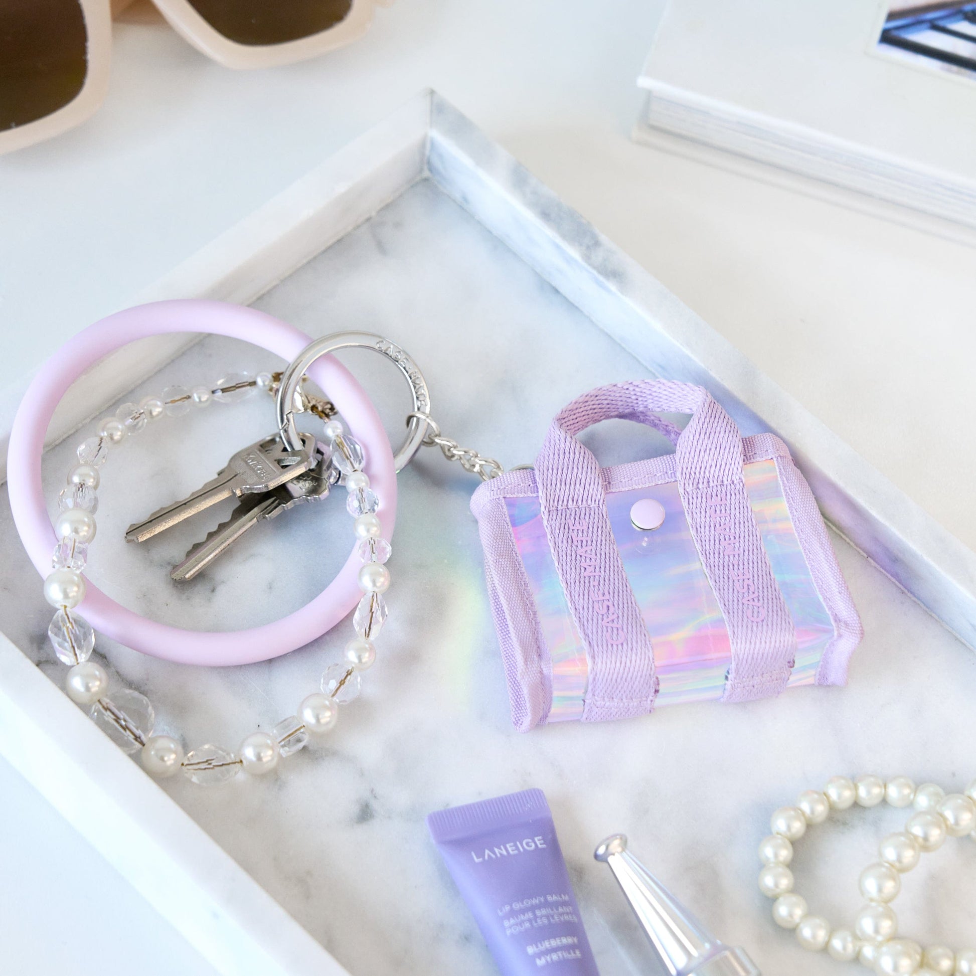 Jelly Tote Bag Keychain