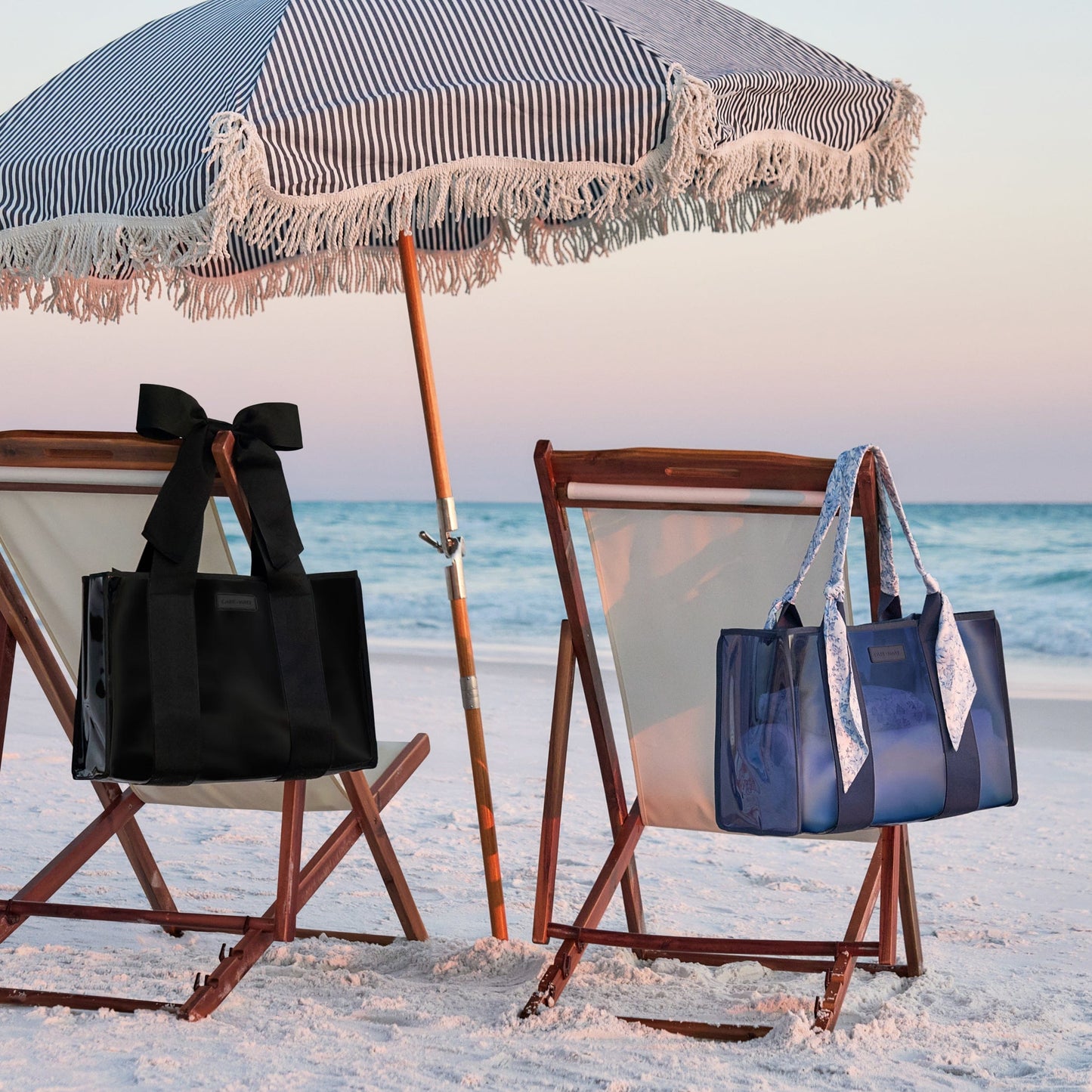 The Tote Duo - Something Navy Twilly & Midnight Black Bow