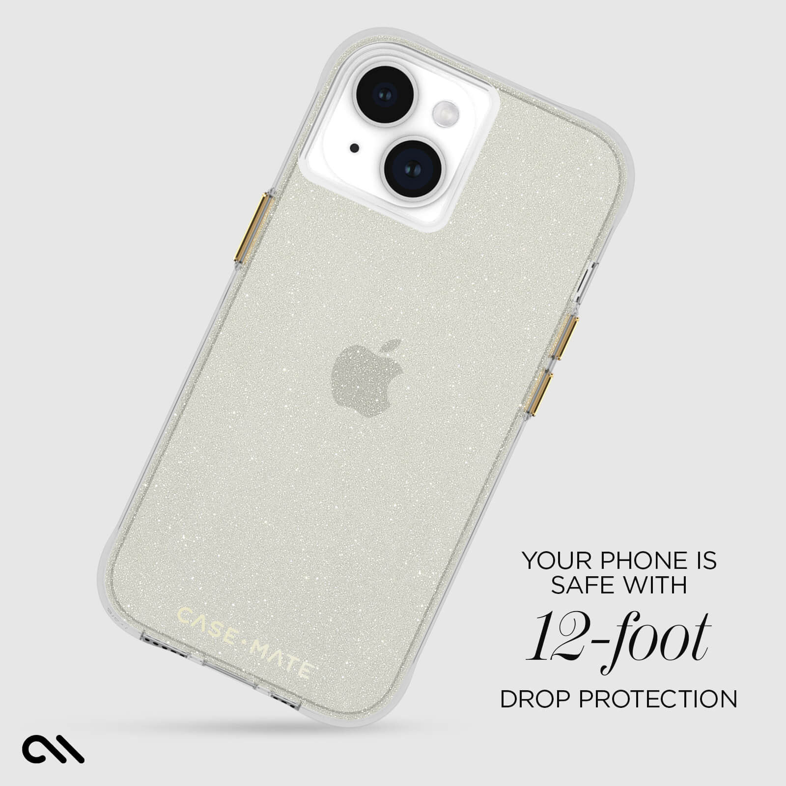 Sheer Crystal Gold - iPhone 15 / 14 / 13