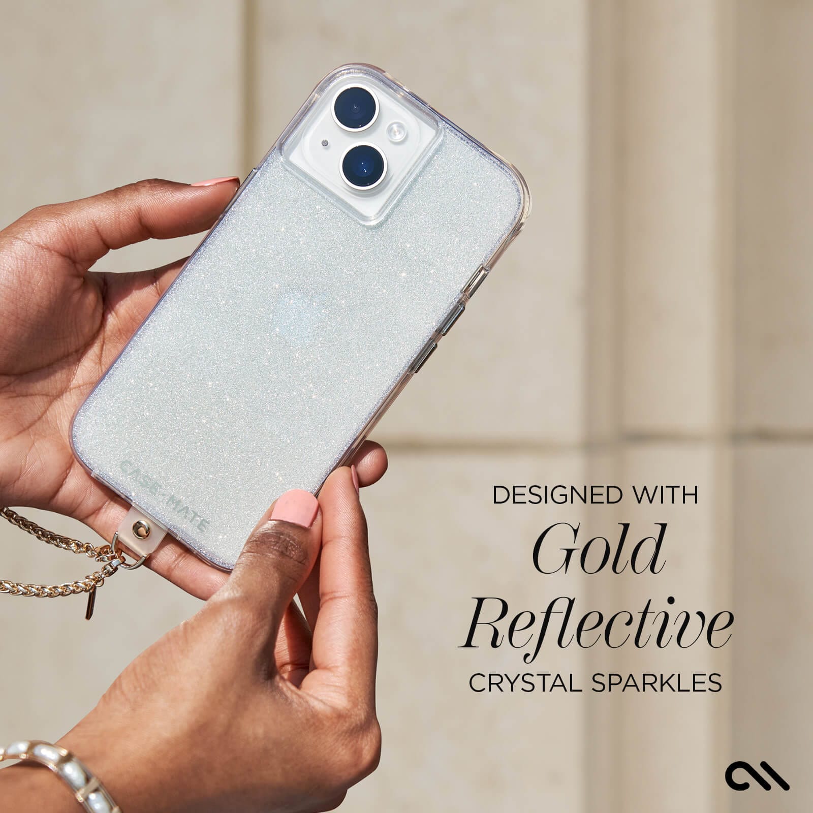 Sheer Crystal Gold - iPhone 15 / 14 / 13