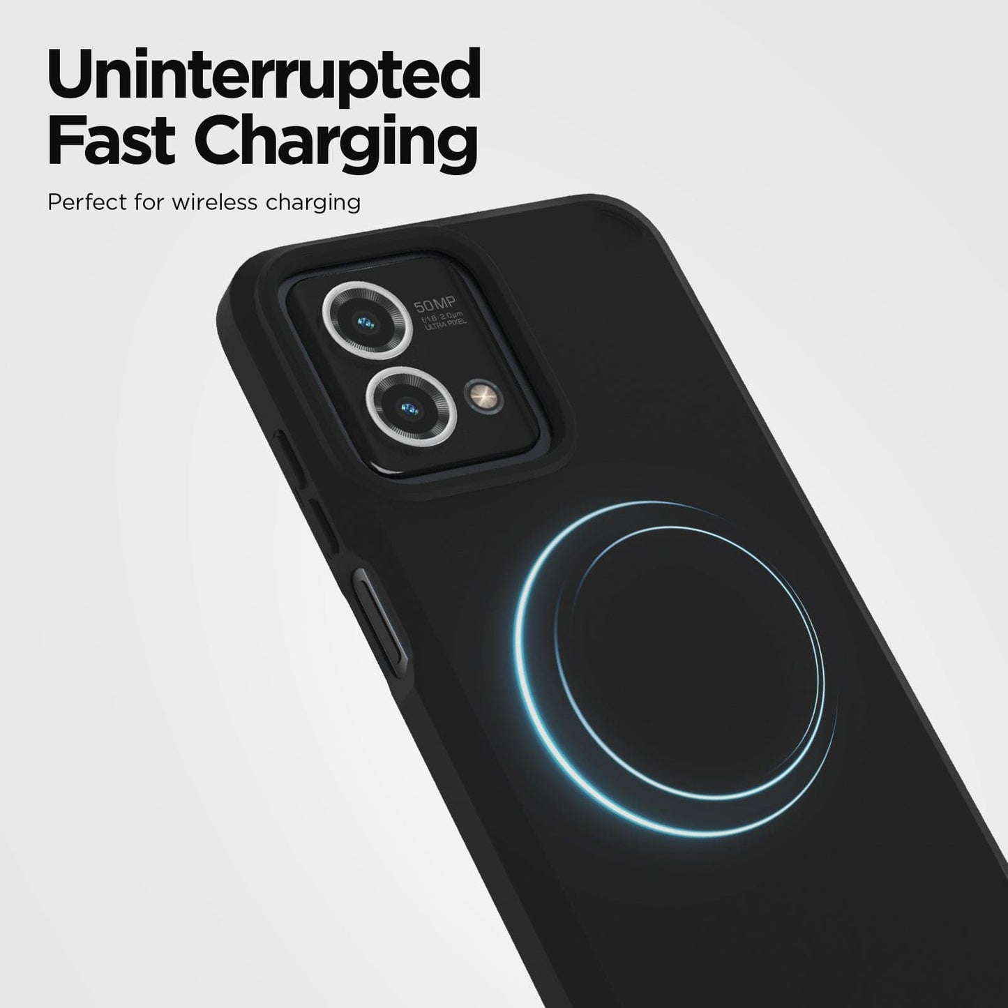 Tough Black Case + Screen Protector - Moto G Stylus 5G 2023