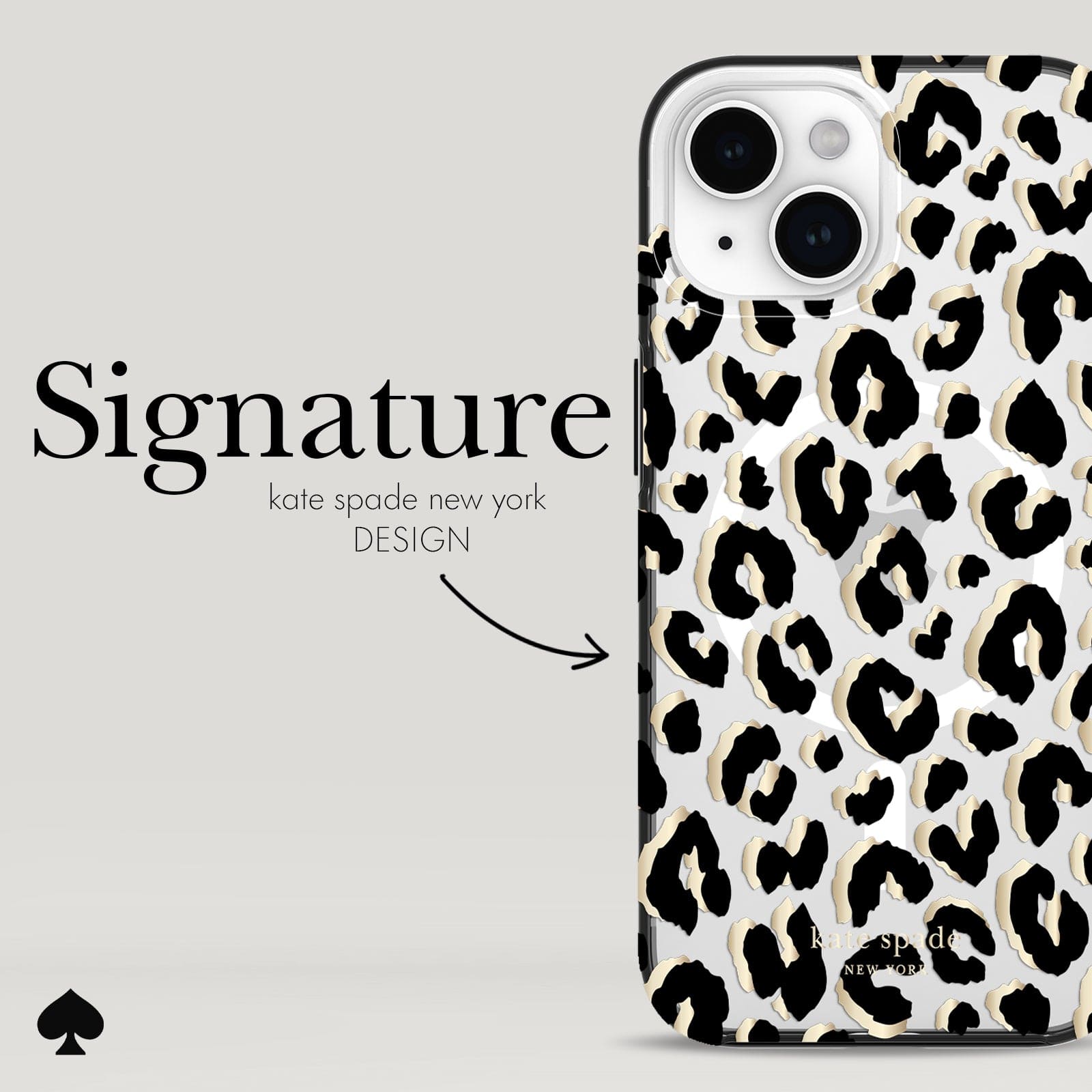 kate spade new york City Leopard MagSafe - iPhone 15 / 14 / 13