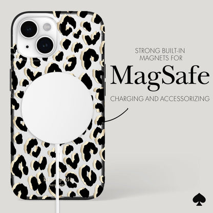 kate spade new york City Leopard MagSafe - iPhone 15 Plus