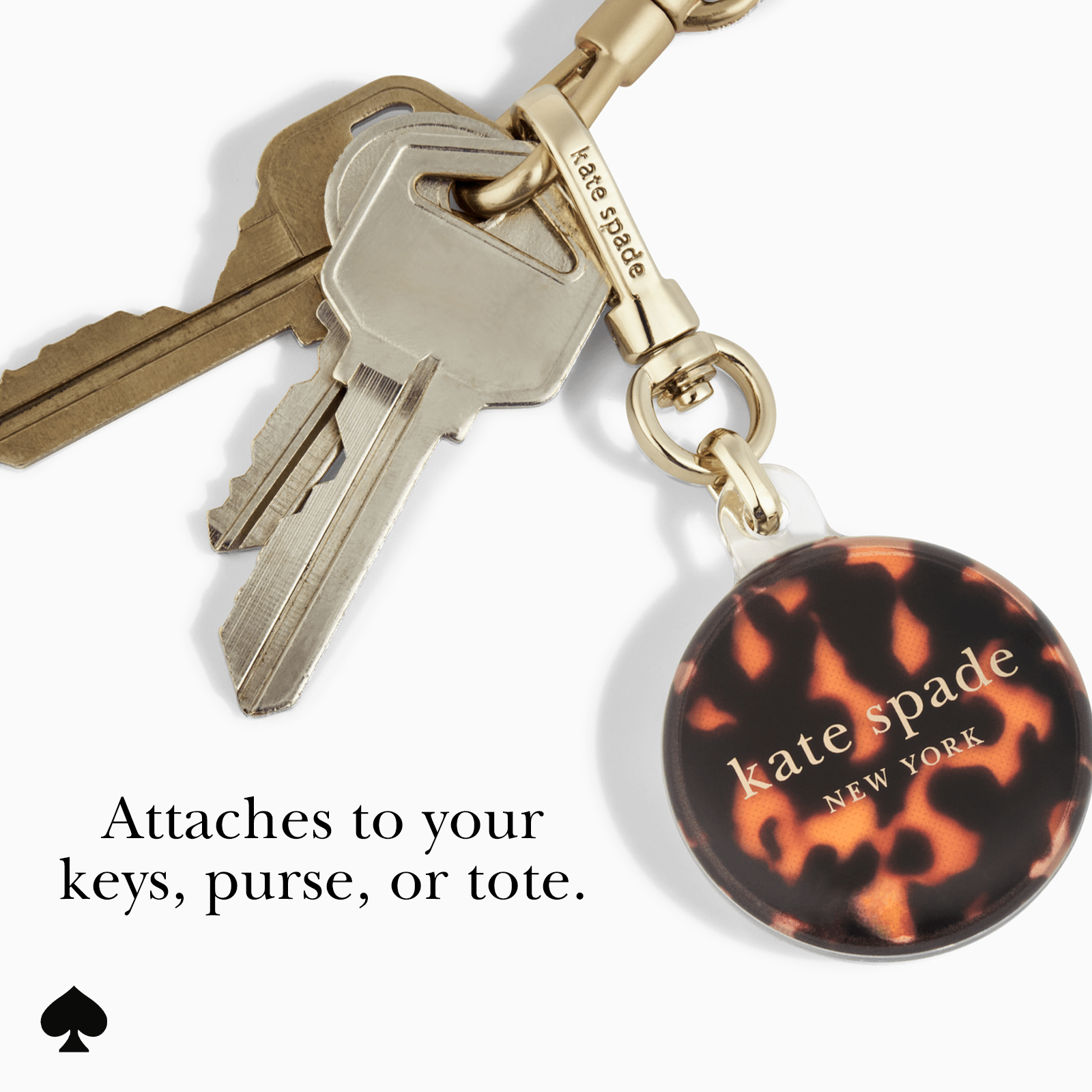 kate spade new york Tortoiseshell AirTag Case