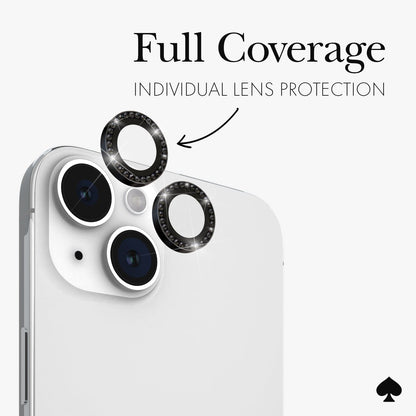 kate spade new york Camera Lens Protector Set in Stone Nightfall - iPhone 15 / 15 Plus