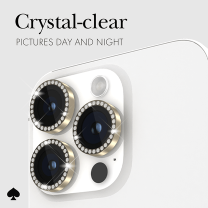 kate spade new york Camera Lens Protector Set in Stone Gold - iPhone 15 Pro / Pro Max