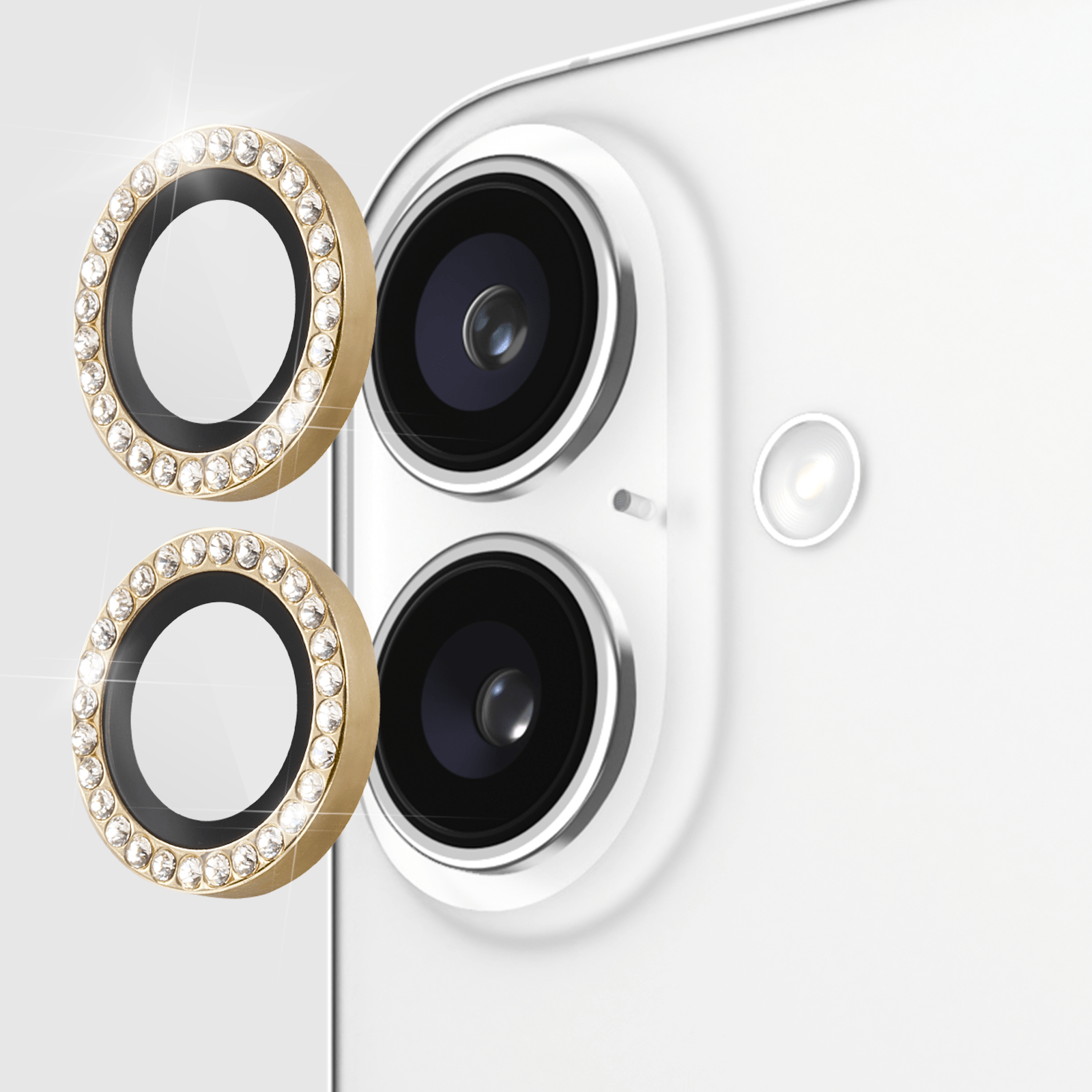 kate spade new york Camera Lens Protector Set in Stone - iPhone 16 / 16 Plus