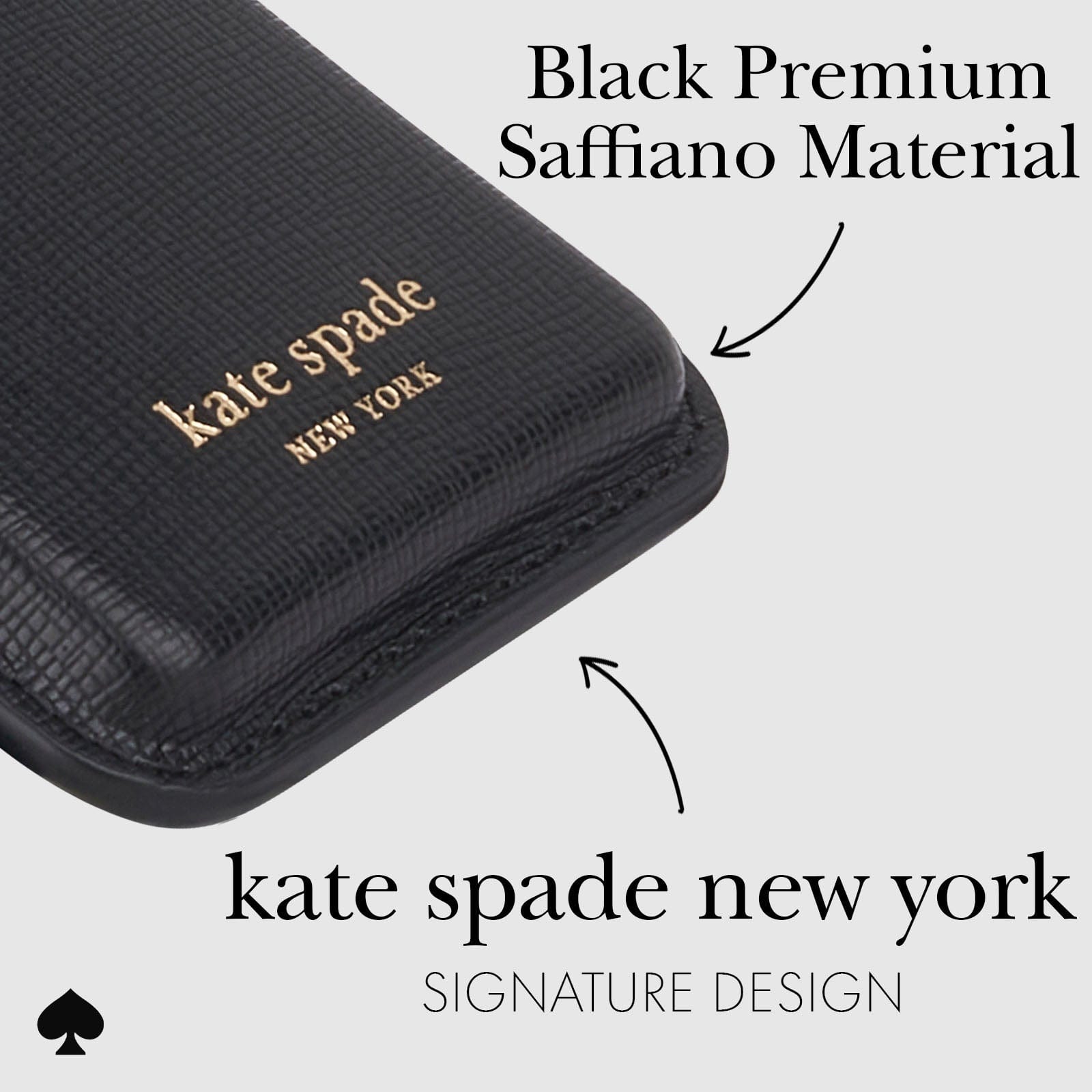 kate spade new york Black MagSafe Wallet