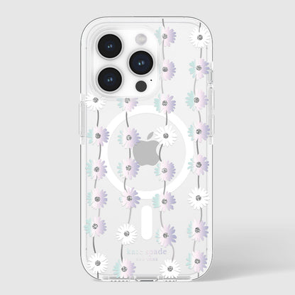kate spade new york Tough Daisy Chain Iridescent MagSafe - iPhone 15 Pro