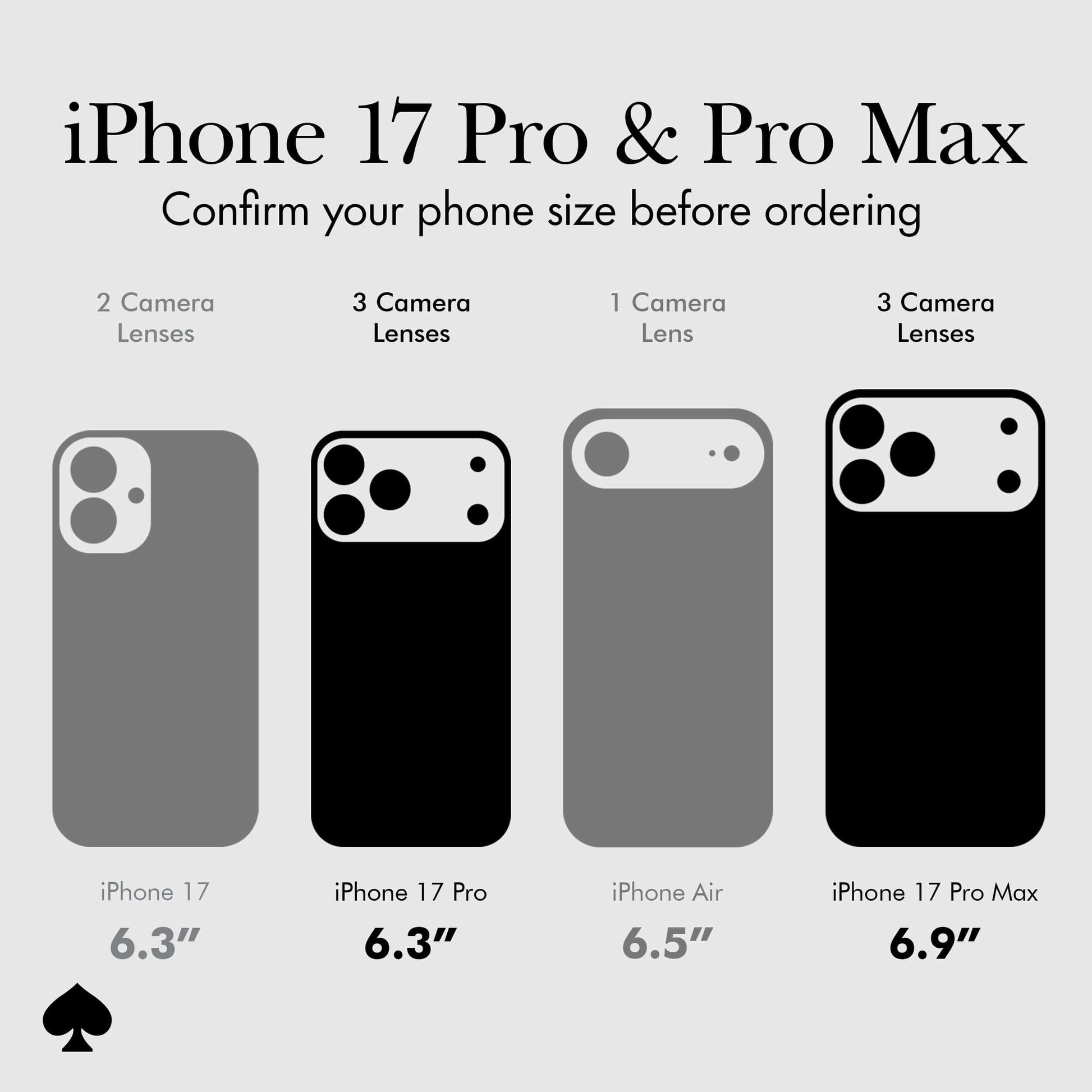 kate spade new york Camera Lens Protector Set in Stone Gold - iPhone 17 Pro / 17 Pro Max