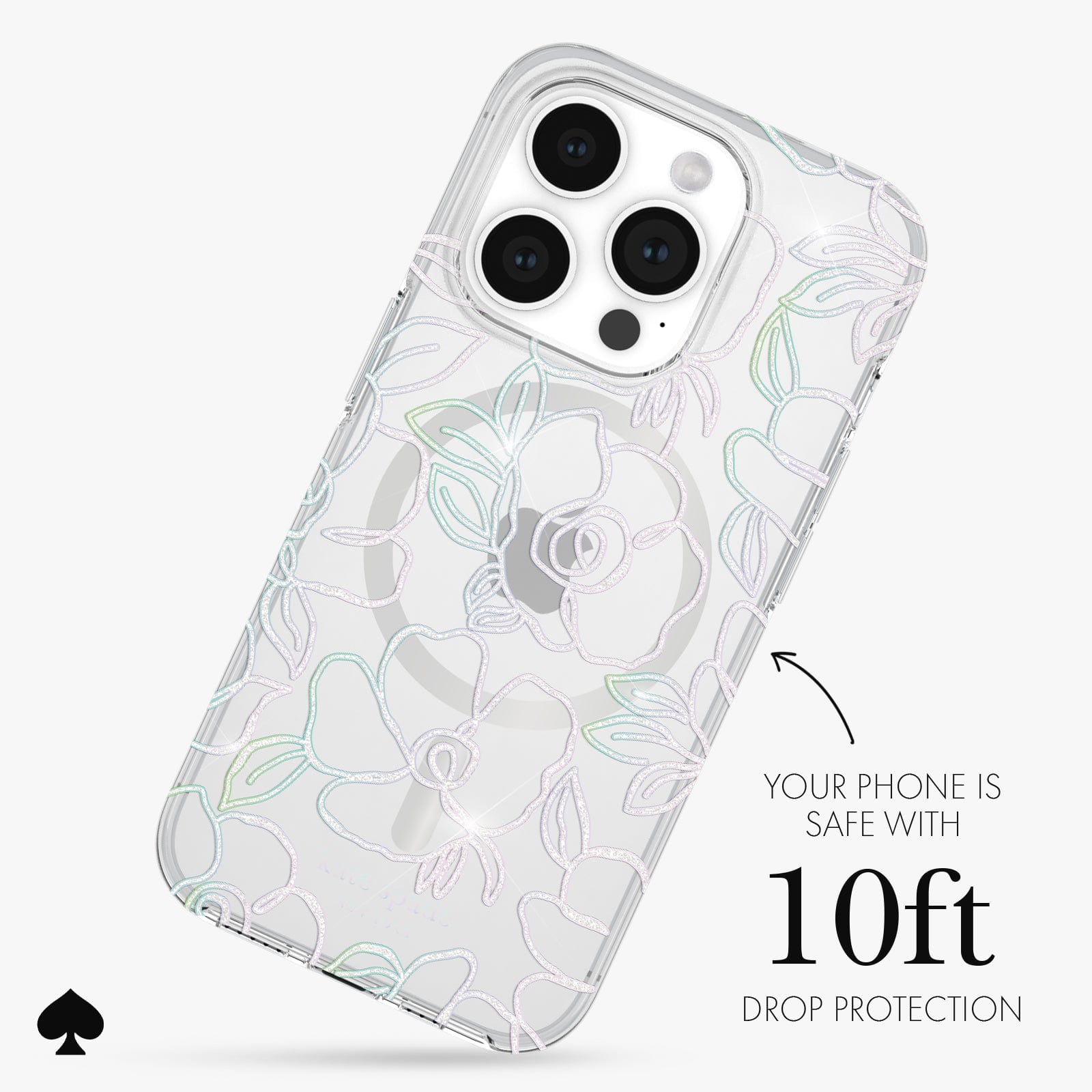kate spade new york Modern Floral MagSafe - iPhone 15 Pro