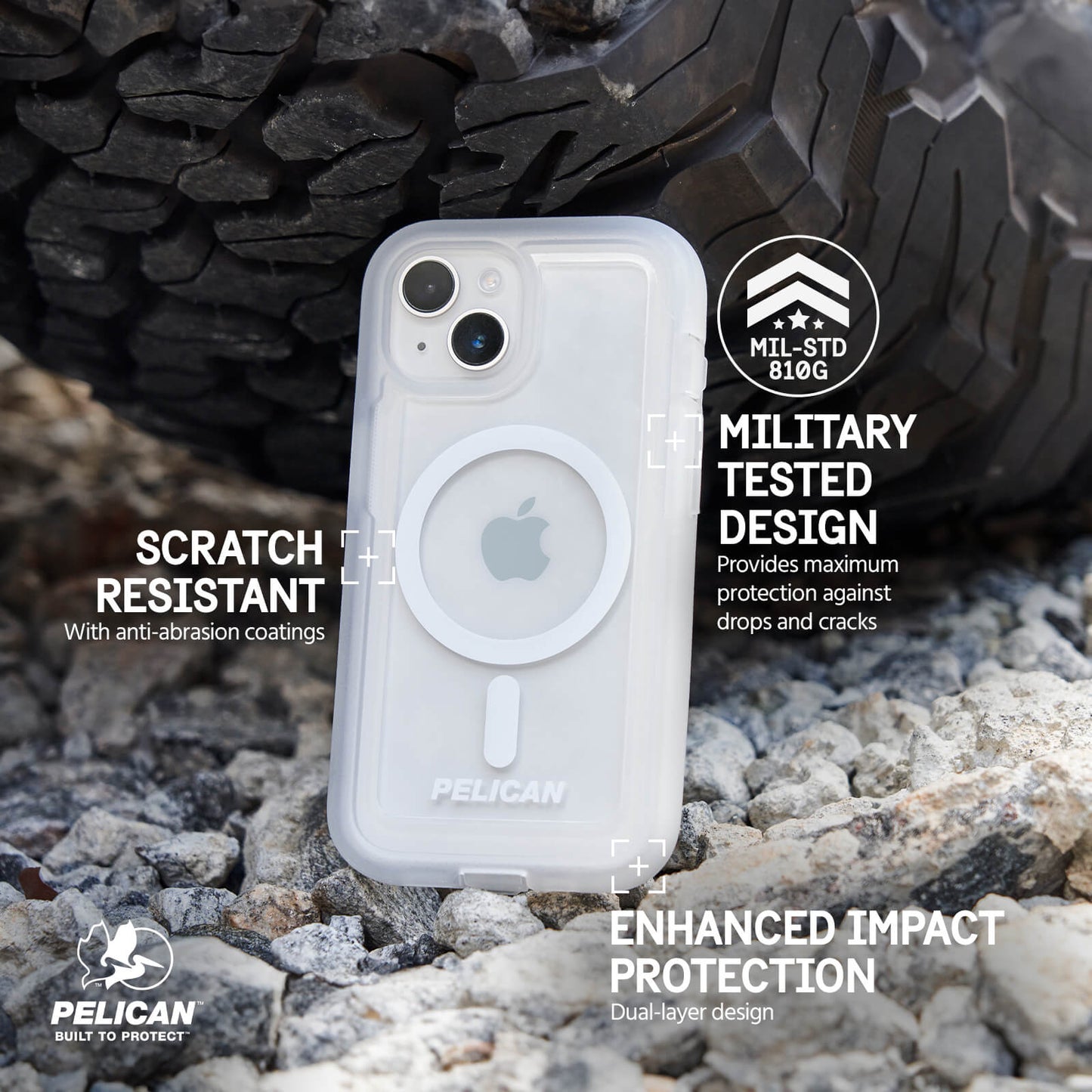 Pelican Voyager Clear MagSafe - iPhone 15 Plus
