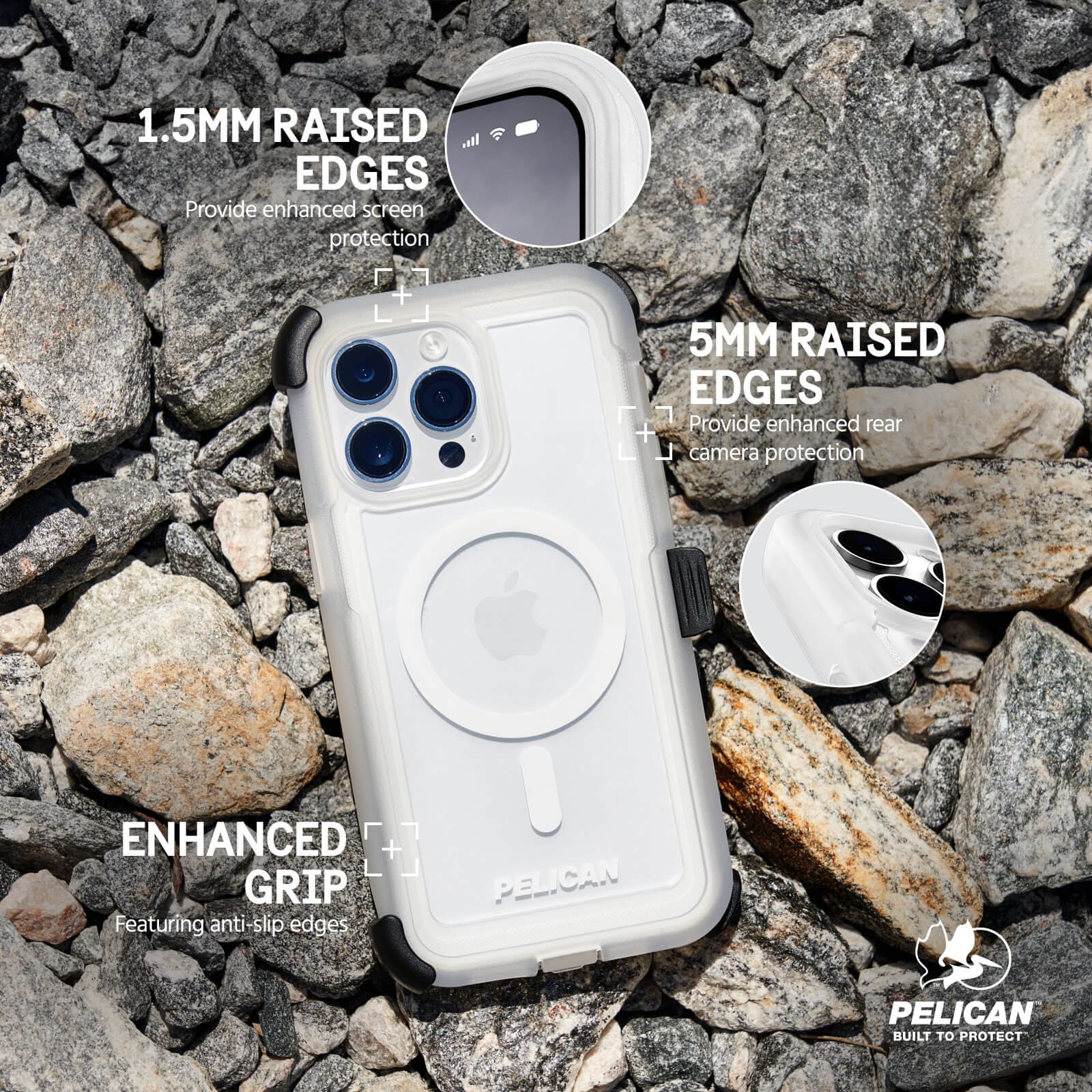 Pelican Voyager Clear MagSafe - iPhone 15 Pro