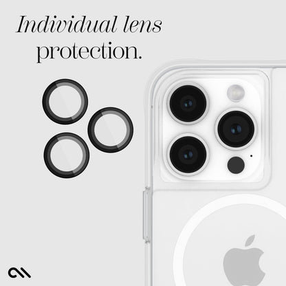 Camera Lens Protector Black - iPhone 15 Pro / 15 Pro Max