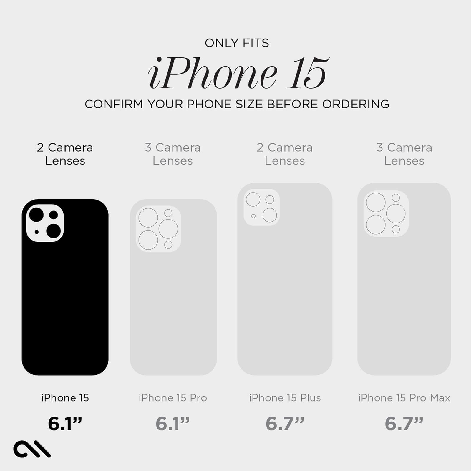 Tough Duo Black - iPhone 15 / 14 / 13