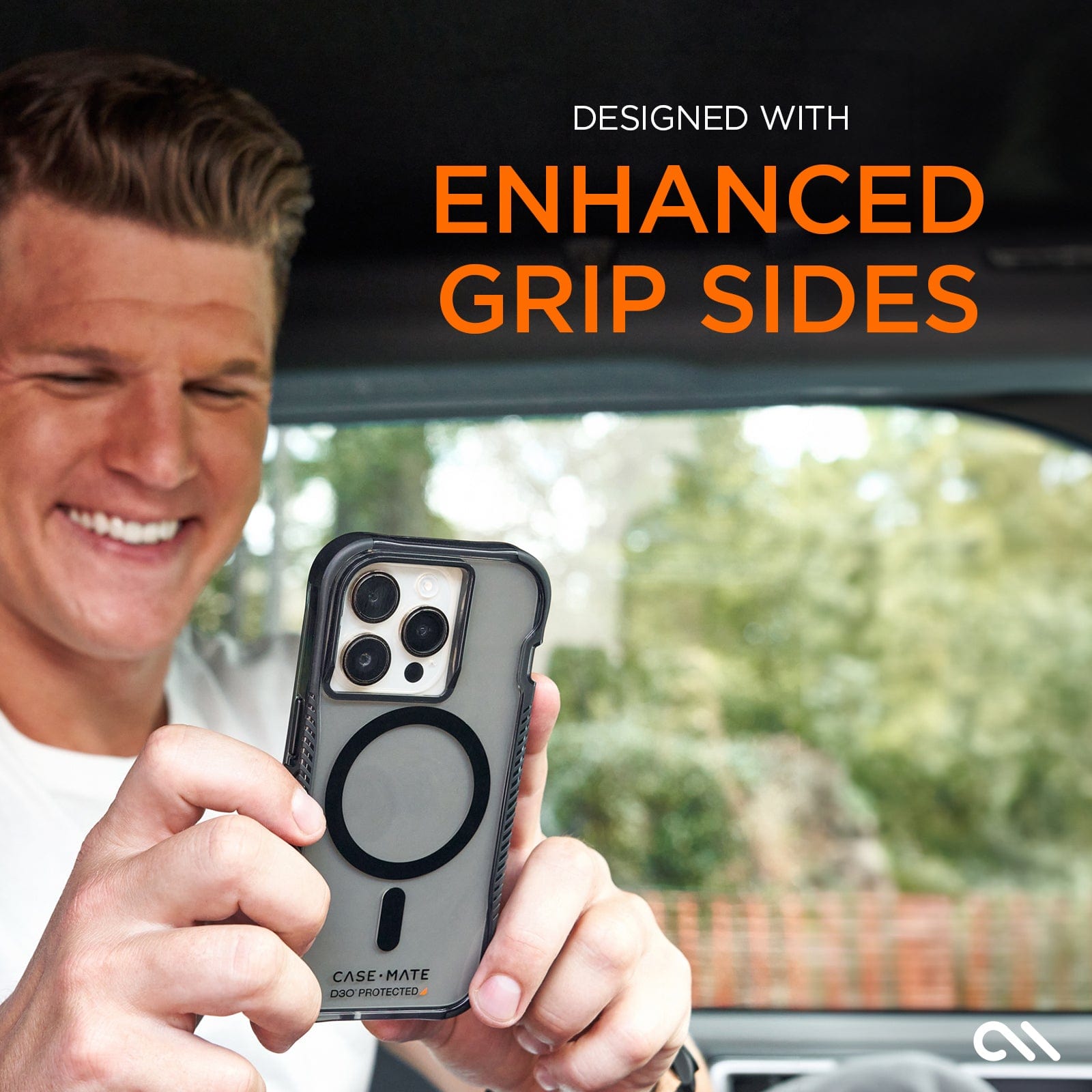 Tough Grip D3O® Black MagSafe - iPhone 15 Pro Max