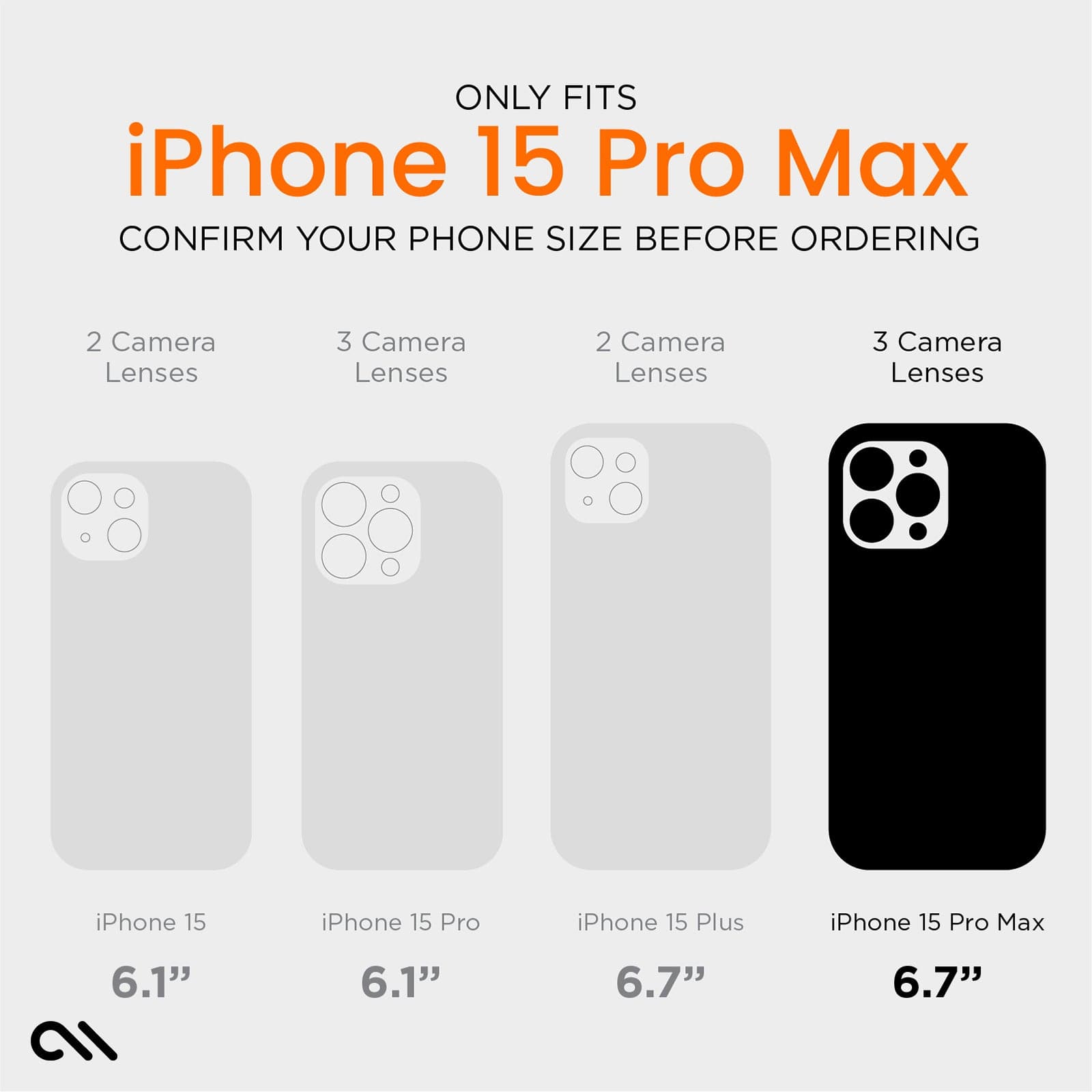 Tough D3O® Clear - iPhone 15 Pro Max