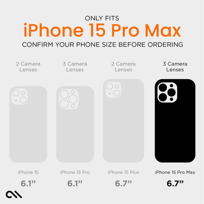 Tough D3O® Clear MagSafe - iPhone 15 Pro Max