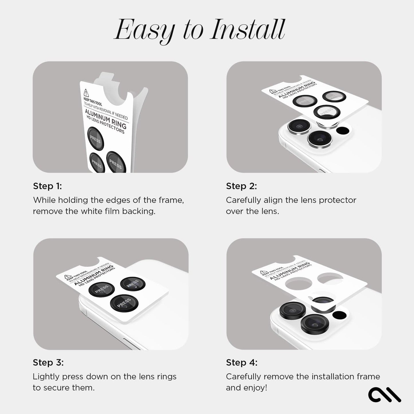 Camera Lens Protector - iPhone 16 Pro / 16 Pro Max