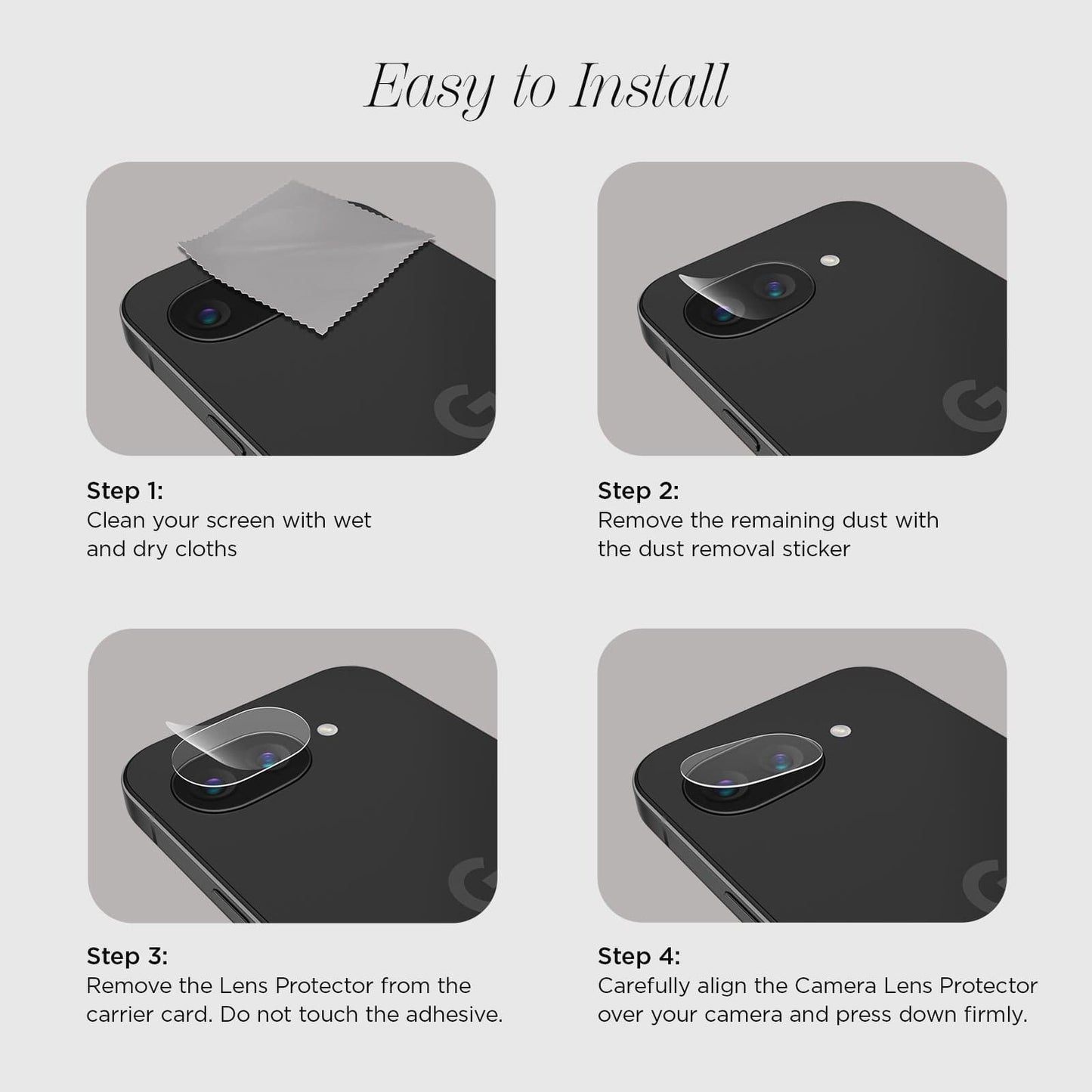 Glass Lens Protector - Google Pixel 10a