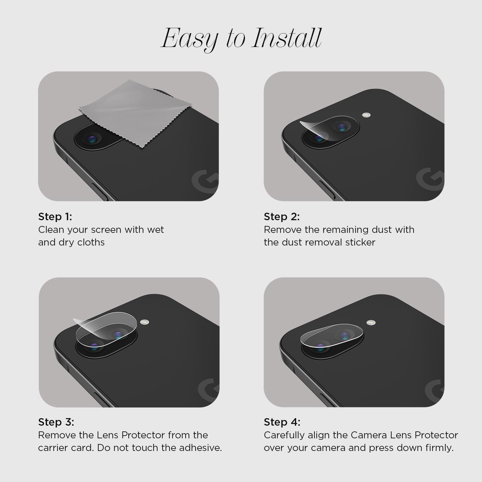 Glass Lens Protector - Google Pixel 10a