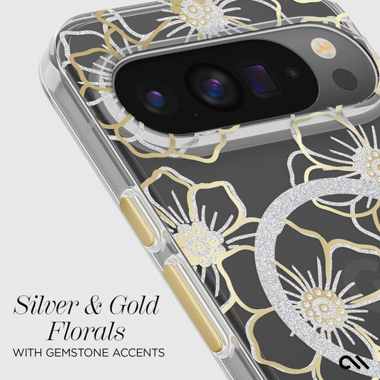 Floral Gems with Magnet - Pixel 10 Pro XL
