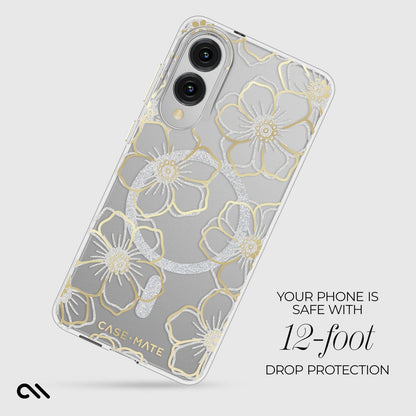 Floral Gems with Magnet - Galaxy S25 Edge
