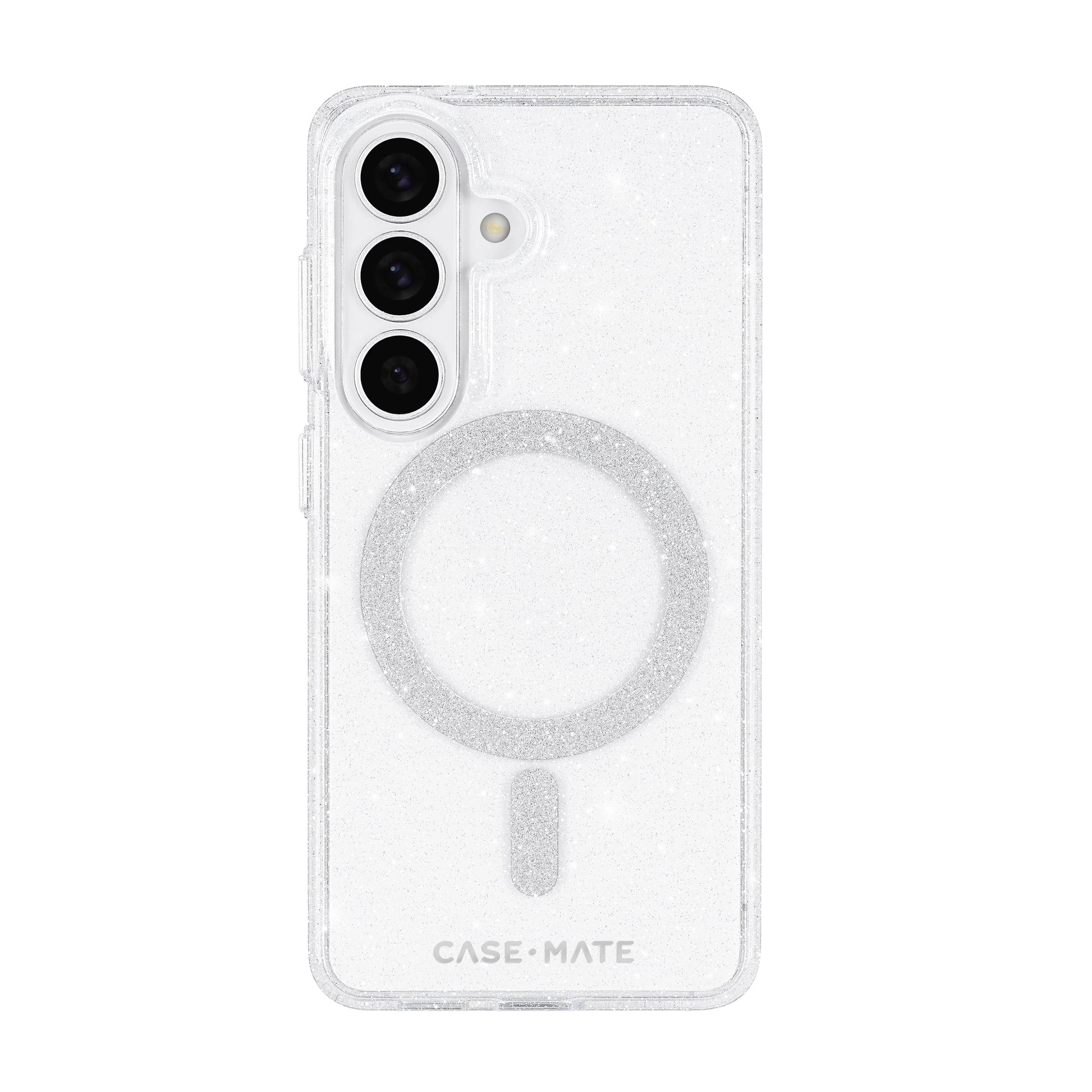 Sheer Twinkle Silver with Magnet - Galaxy S26