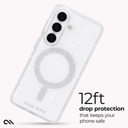 Sheer Twinkle Silver with Magnet - Galaxy S26+