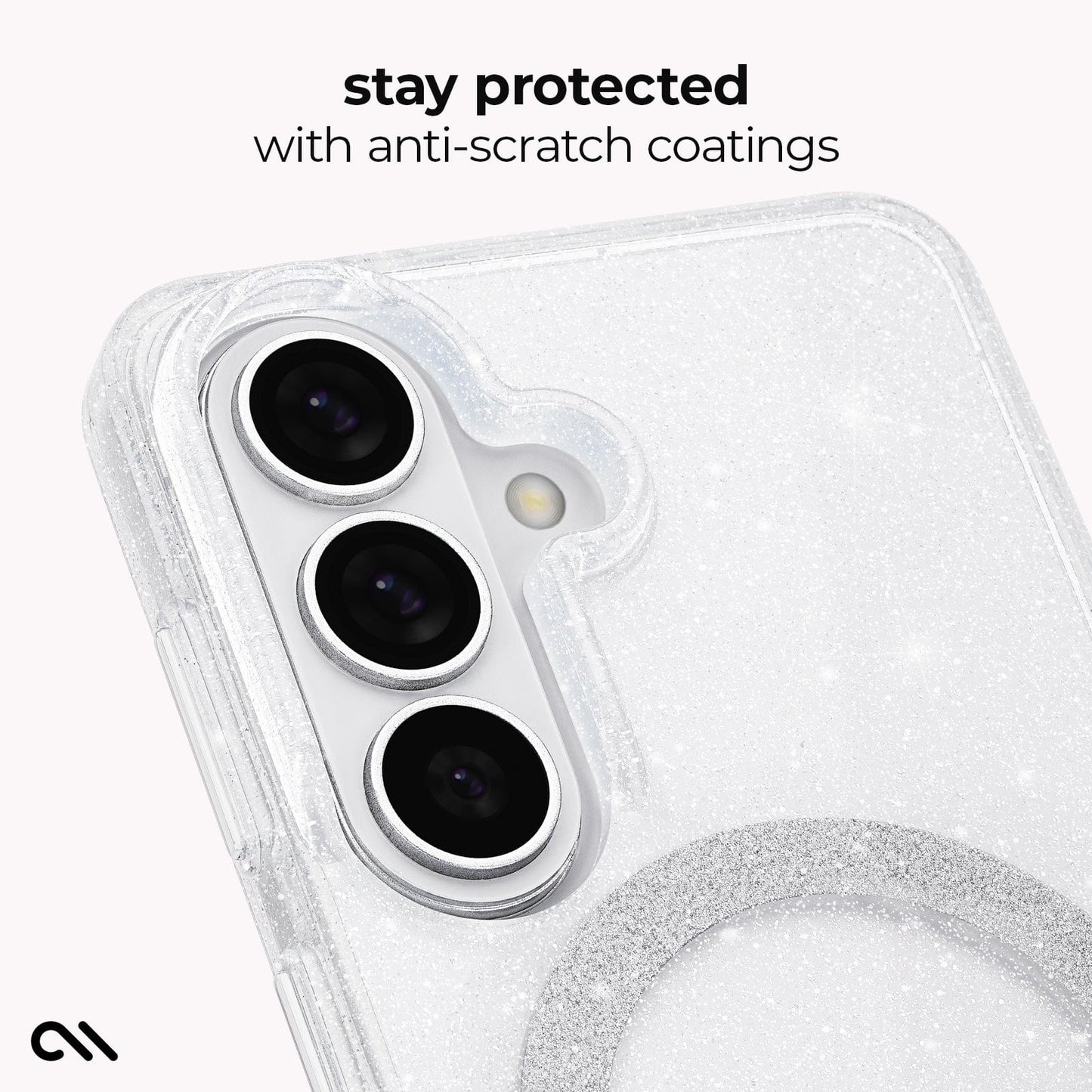 Sheer Twinkle Silver with Magnet - Galaxy S26+