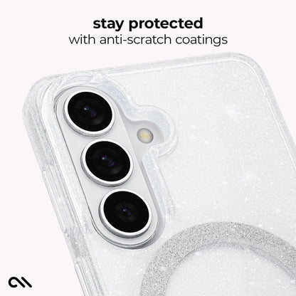 Sheer Twinkle Silver with Magnet - Galaxy S26+