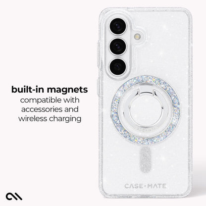 Sheer Twinkle Silver with Magnet - Galaxy S26+