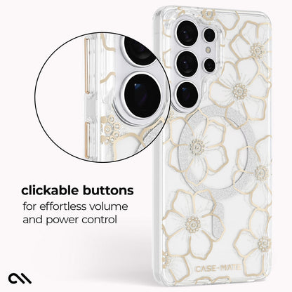 Floral Gems with Magnet - Galaxy S26 Ultra