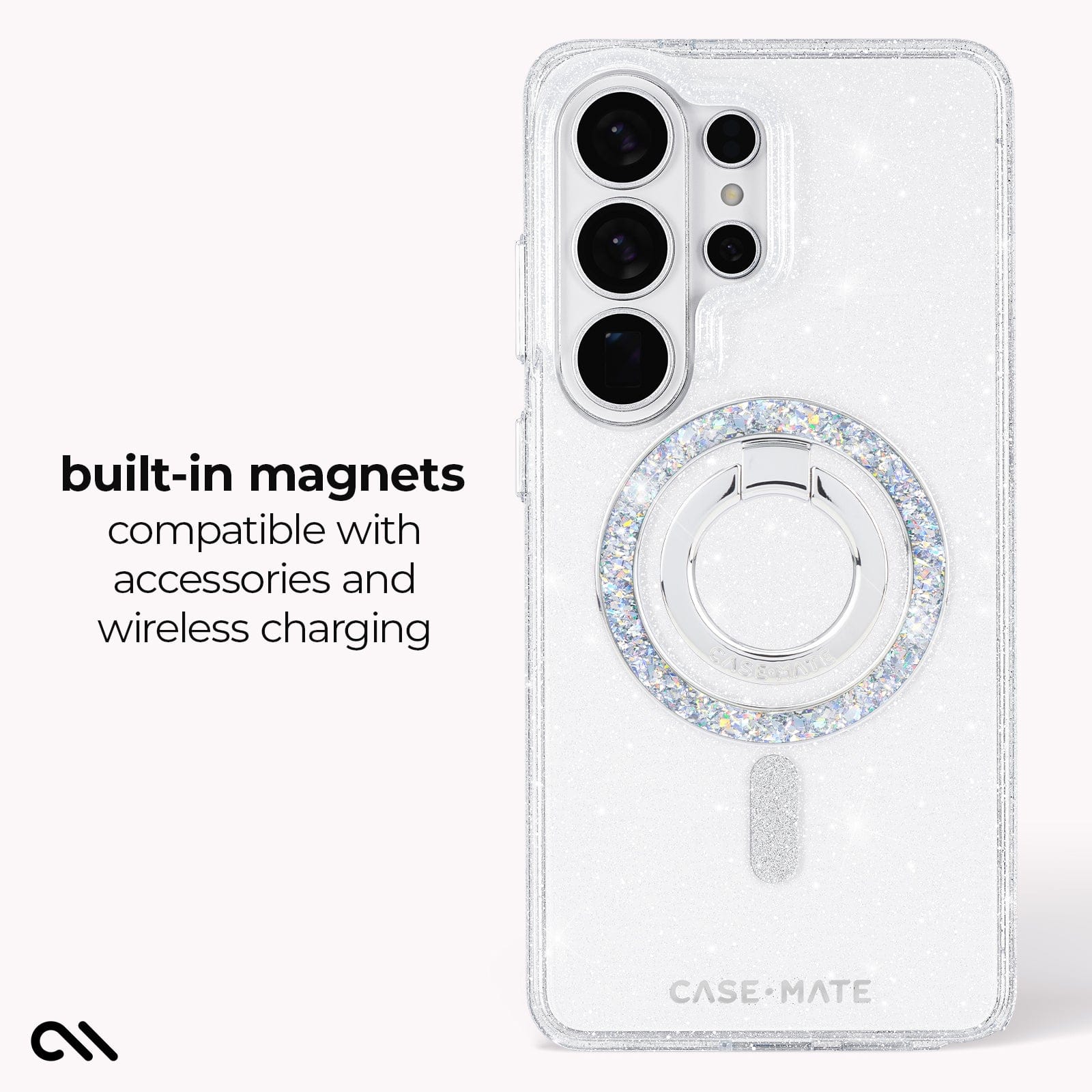 Sheer Twinkle Silver with Magnet - Galaxy S26 Ultra