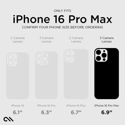 Tough D3O® Clear MagSafe - iPhone 16 Pro Max