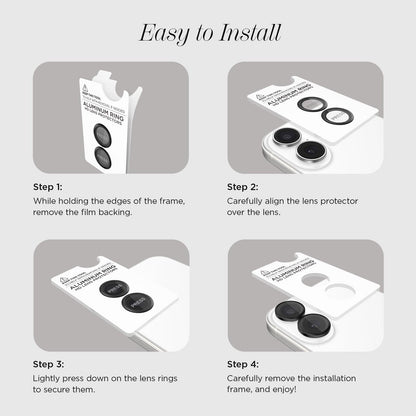 Camera Lens Protector Black - iPhone 17