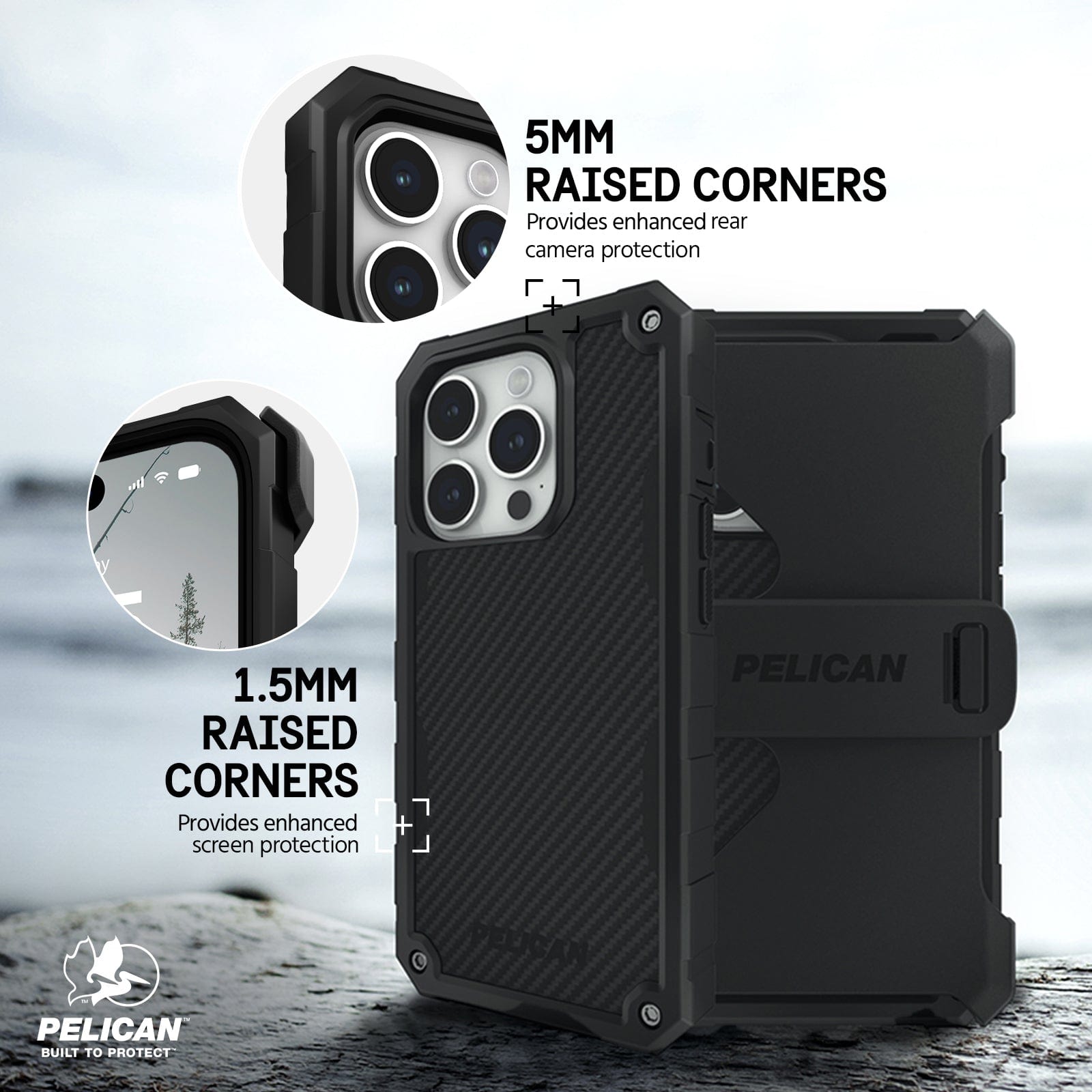 Pelican Shield MagSafe - iPhone 15 Pro
