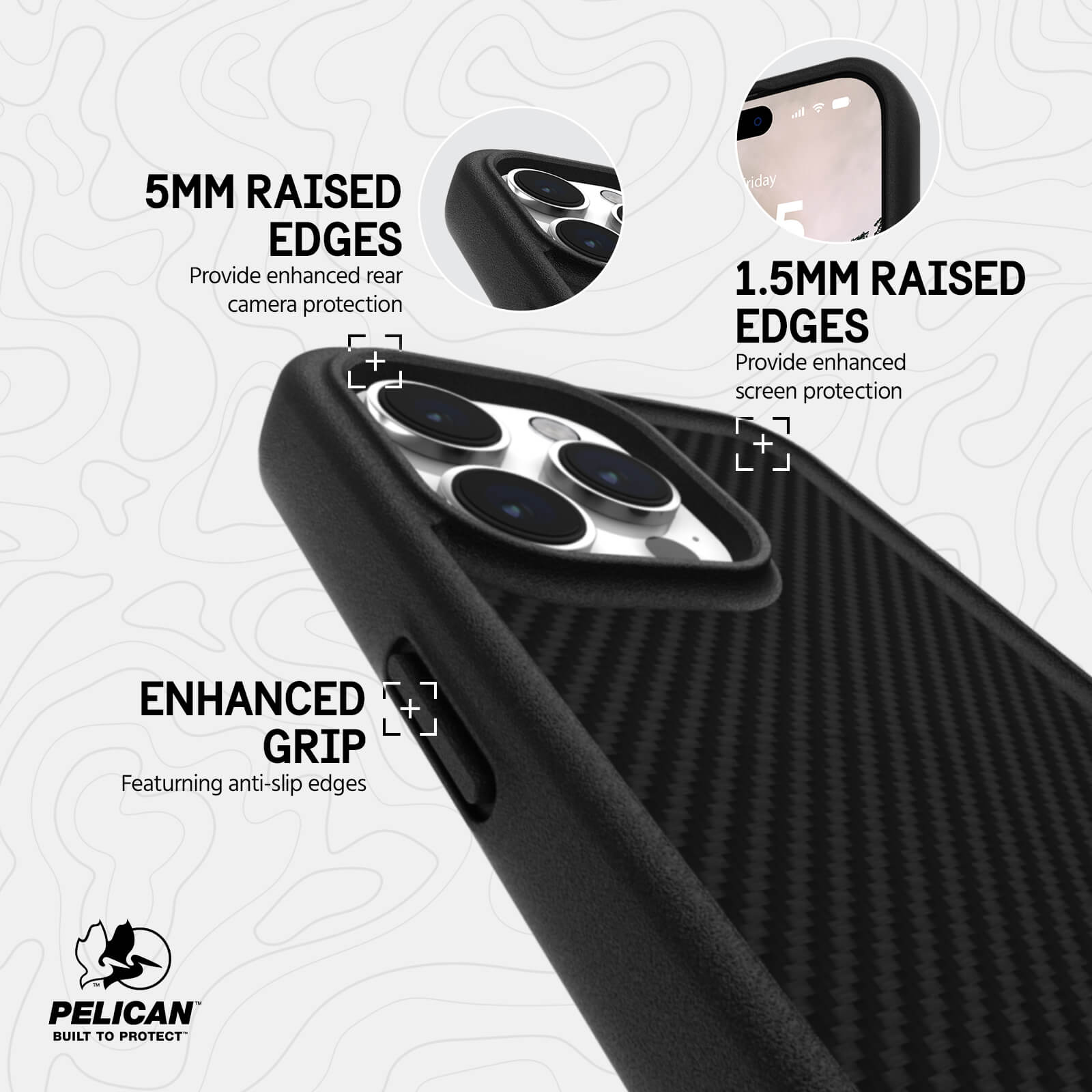 Pelican Protector Carbon MagSafe - iPhone 15 Pro