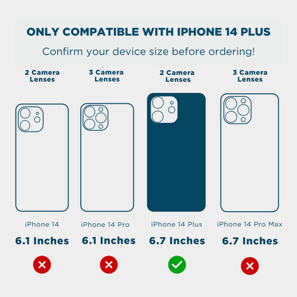BLOX Matte Black (MagSafe) - iPhone 14 Plus