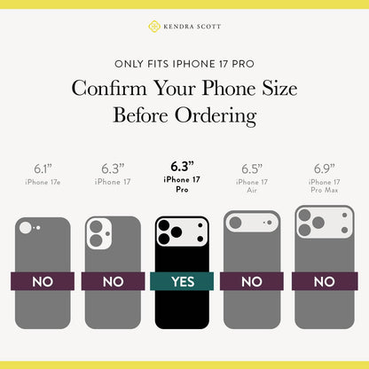 Kendra Scott Cream Pearl MagSafe - iPhone 17 Pro