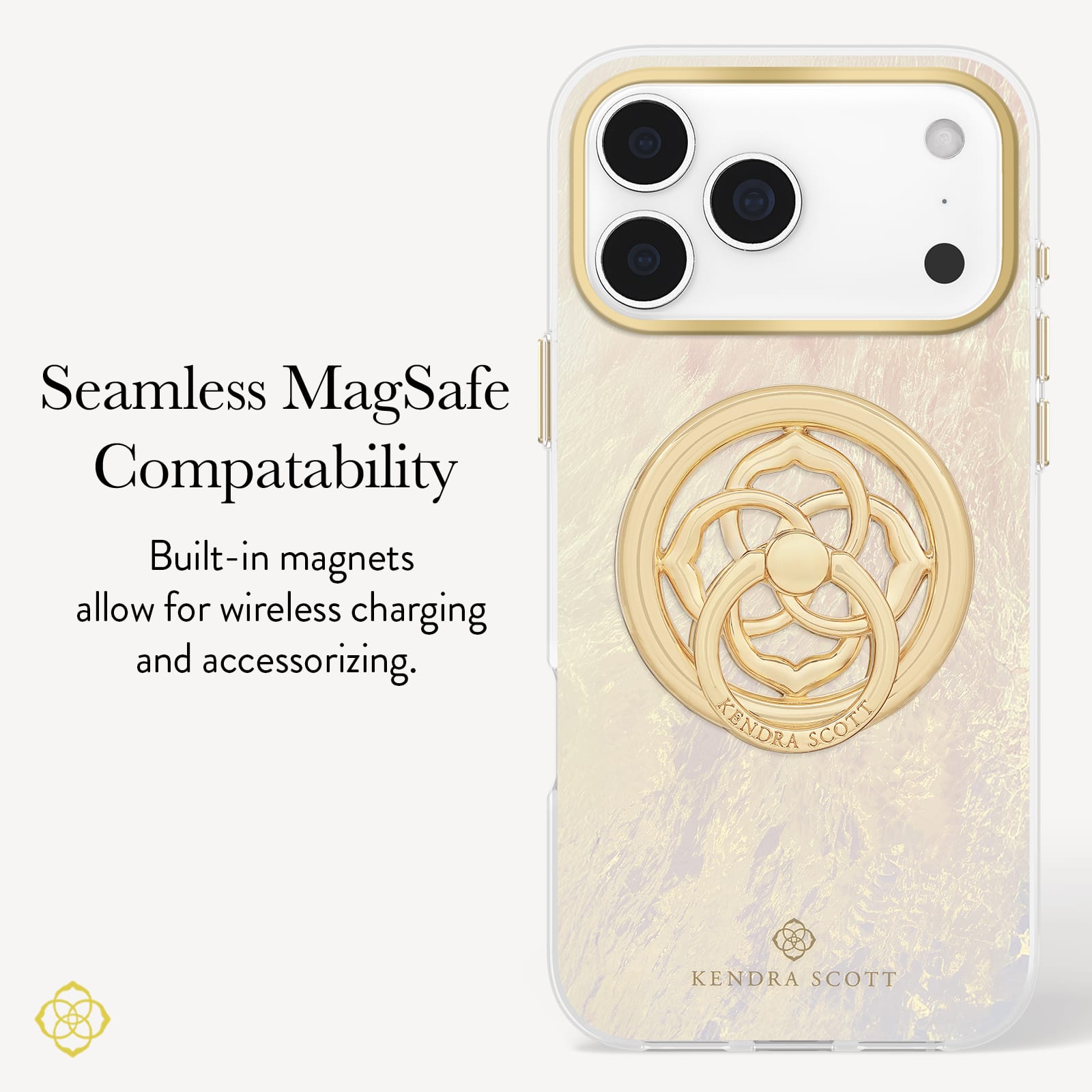 Kendra Scott Ivory Pearl MagSafe - iPhone 17 Pro Max