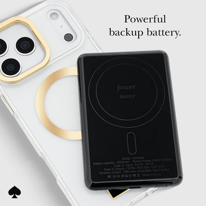 kate spade new york Tortoise MagSafe Portable Charger