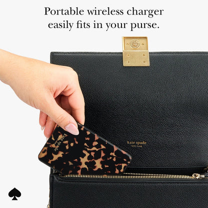 kate spade new york Tortoise MagSafe Portable Charger