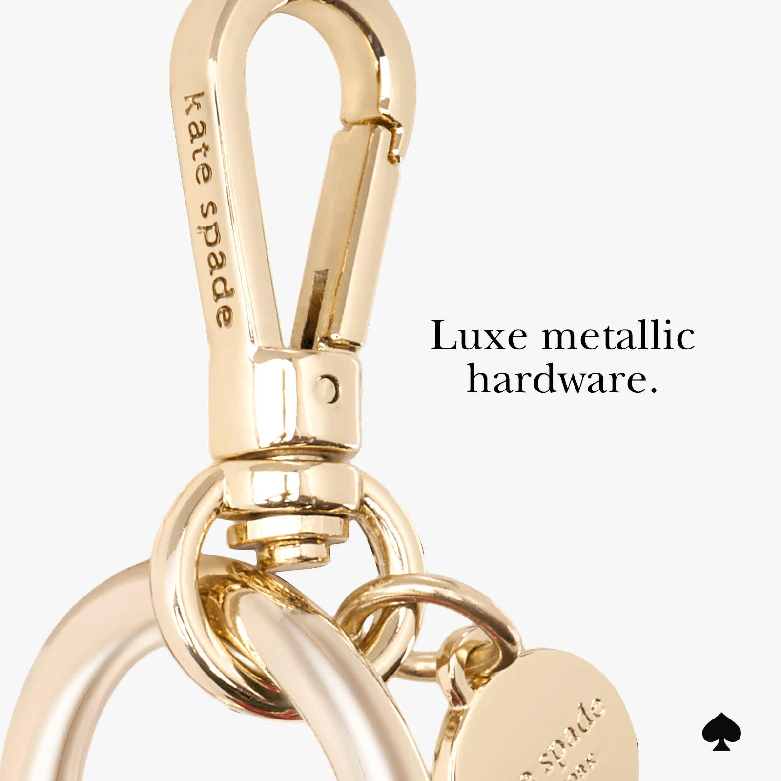 kate spade new york Heart Charm AirTag Keychain
