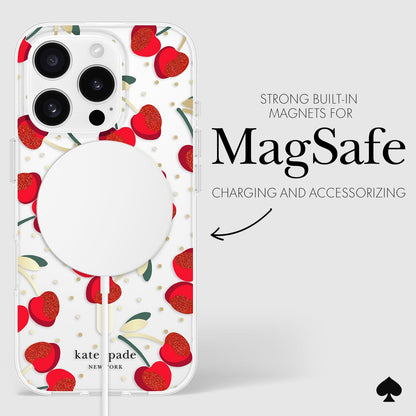 kate spade new york Cherry Dot MagSafe - iPhone 16 Pro