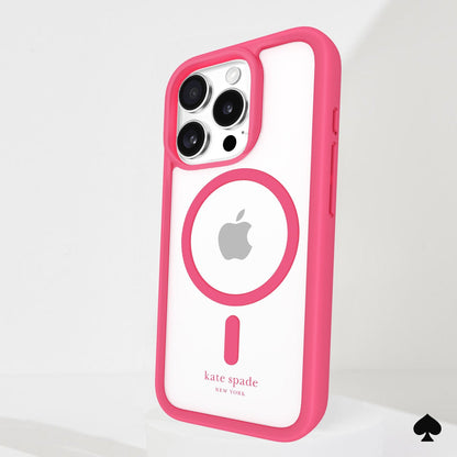 kate spade new york Ultra Protective Pom Pom Pink MagSafe - iPhone 16 Pro