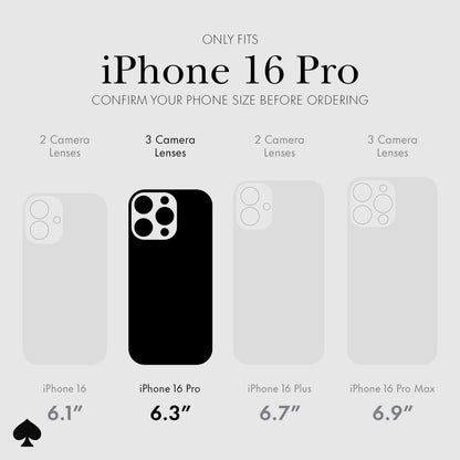 kate spade new york Tortoiseshell MagSafe - iPhone 16 Pro