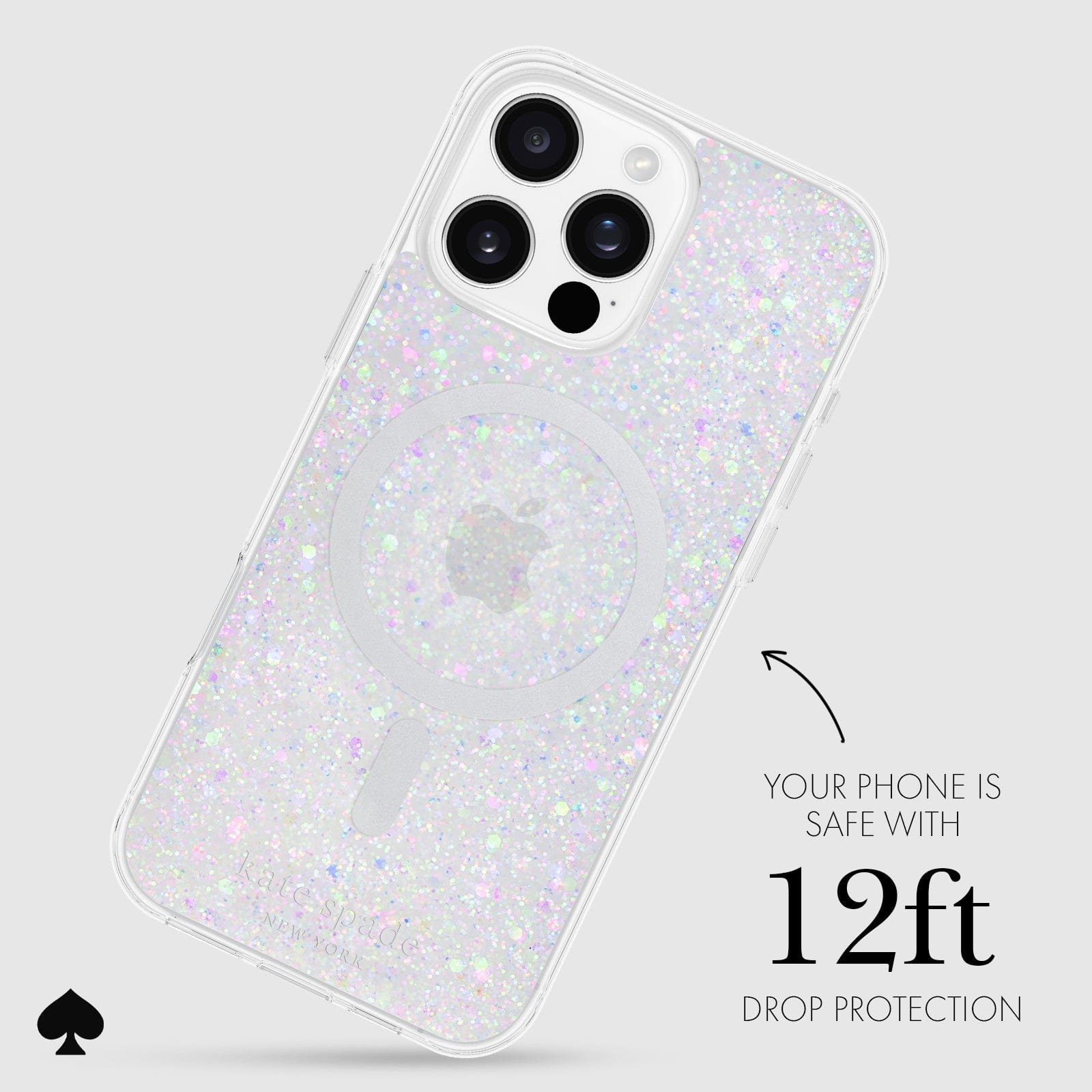 kate spade new york Chunky Glitter MagSafe - iPhone 16 Pro Max