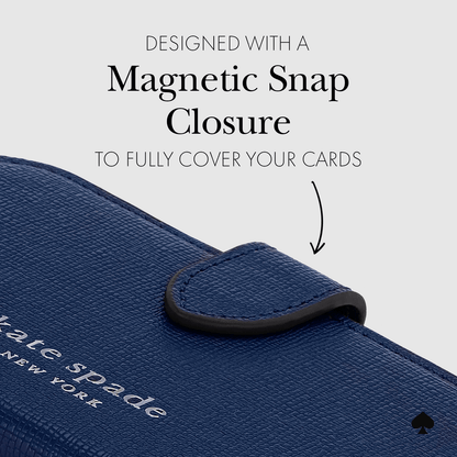 kate spade new york Navy Morgan MagSafe Wallet