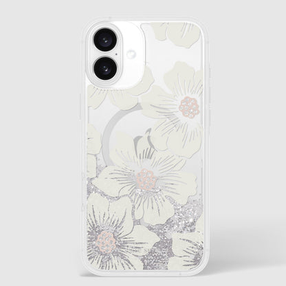 kate spade new york Liquid Glitter Hollyhock MagSafe - iPhone 16 Plus